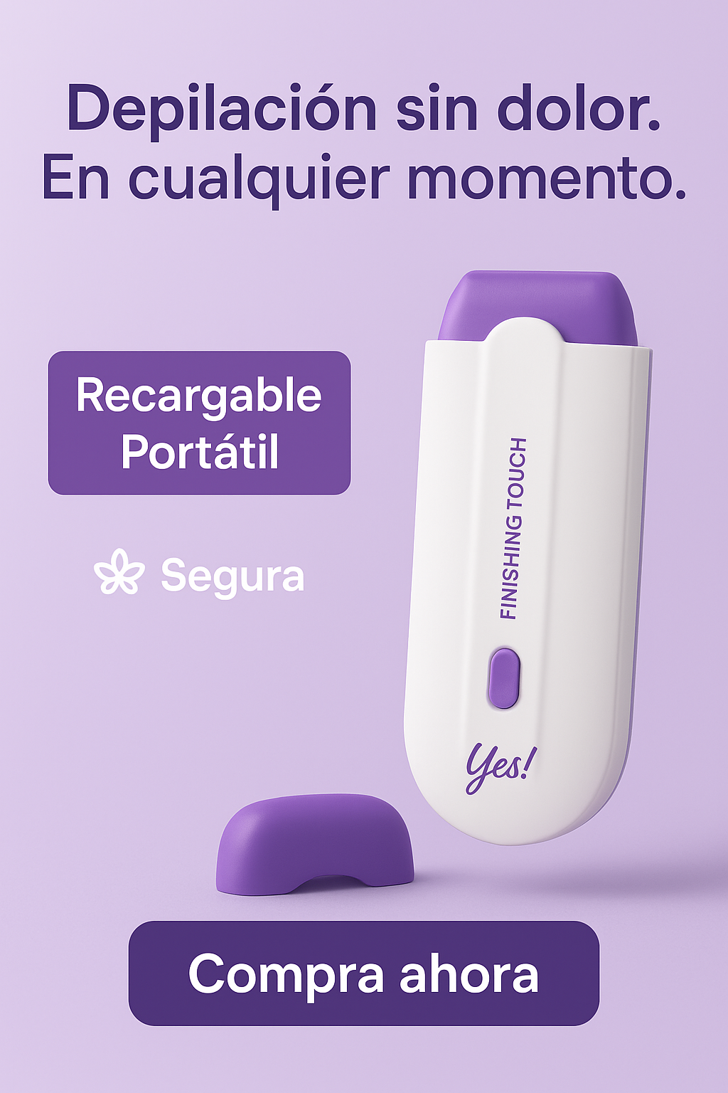 Yes! Finishing Touch – Depiladora Eléctrica Recargable