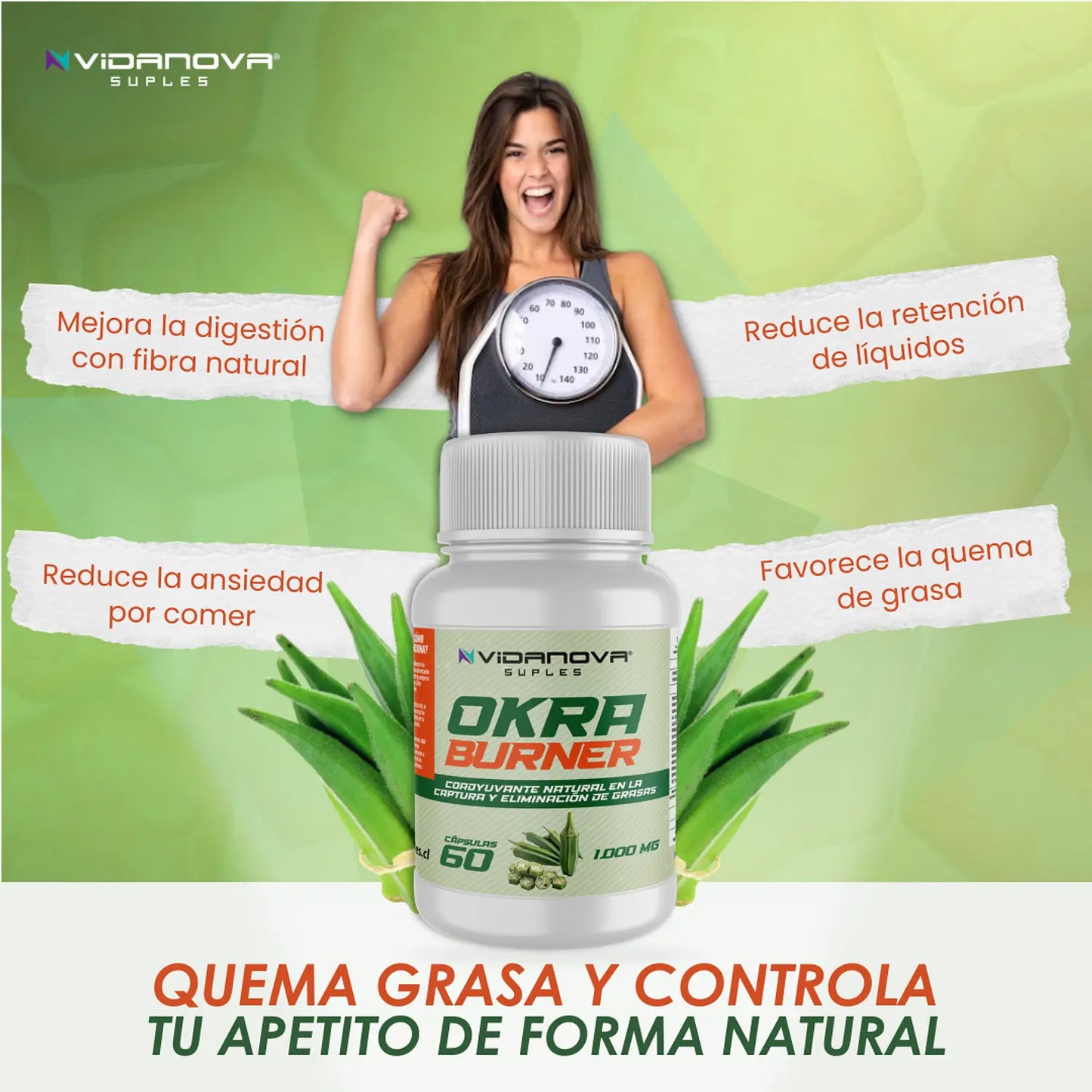 Okra Burner – Quema Grasa Natural & Control de Apetito