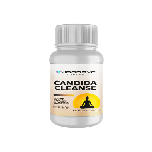 🌿 Candida Cleanse – Suplemento Natural de 60 Cápsulas