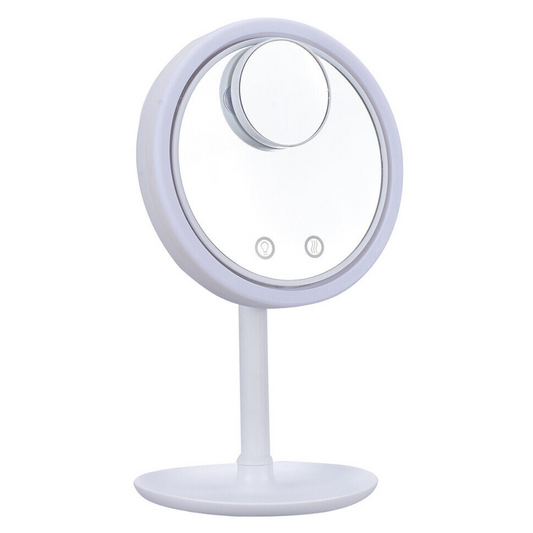 💎 Espejo de Maquillaje LED con Ventilador – Belleza y Tecnología en un Solo Producto
