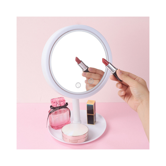 💎 Espejo de Maquillaje LED con Ventilador – Belleza y Tecnología en un Solo Producto