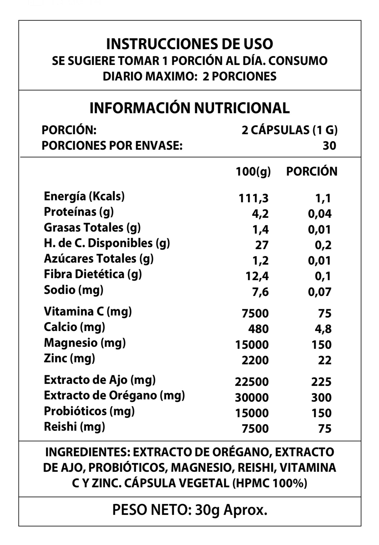 🌿 Candida Cleanse – Suplemento Natural de 60 Cápsulas