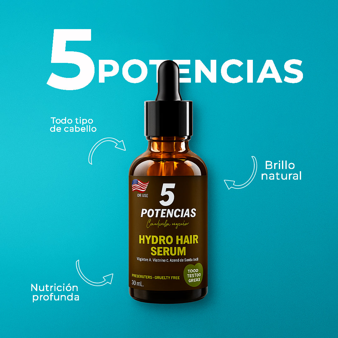 🌟 5 Potencias – Tratamiento Capilar Profesional 100% Natural