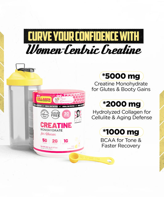 💪 Old School Labs Creatina Monohidratada para Mujeres – 240g