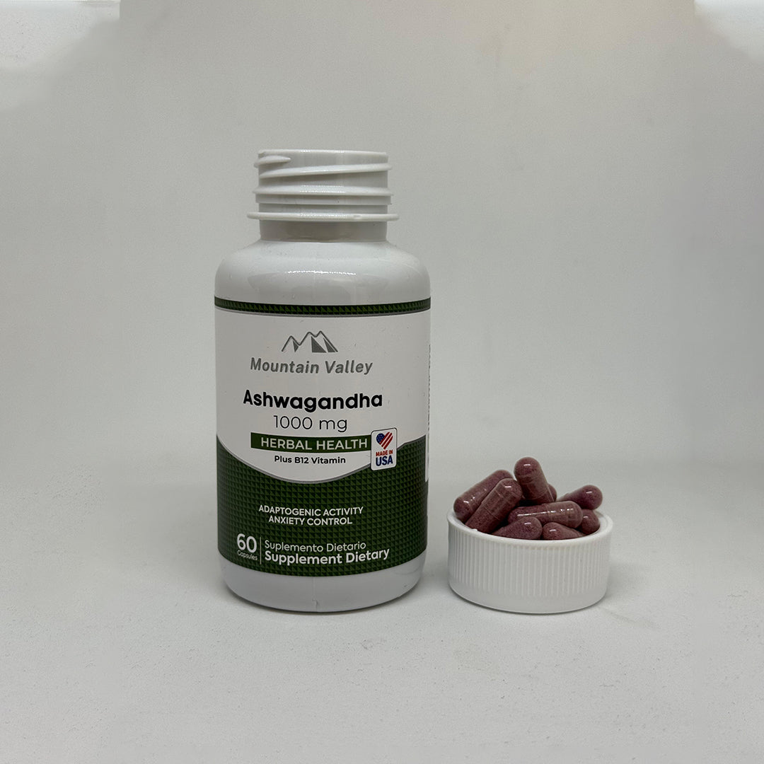 🌿 Ashwagandha Cápsulas – Equilibrio, Energía y Bienestar Natural