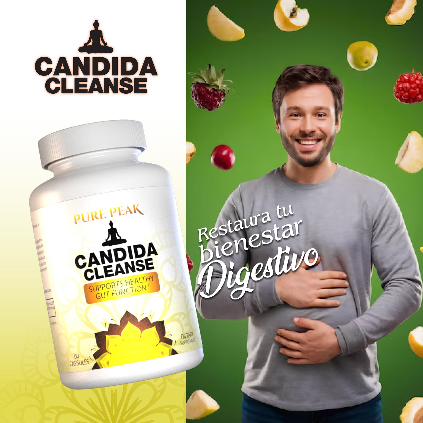 🌿 Cándida Cleanse – Detox Natural, Equilibrio y Bienestar desde Adentro